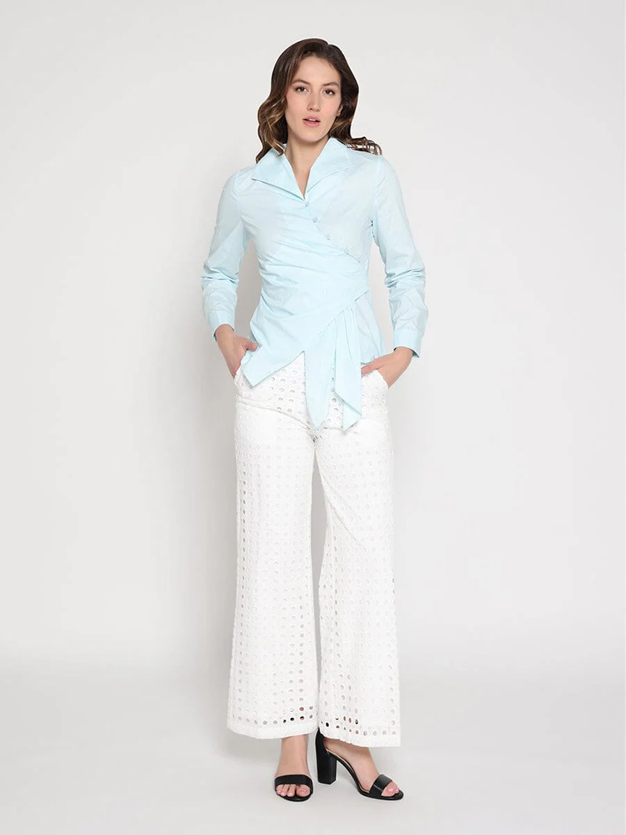 Asymmetrical Long Sleeve Top - Image 2