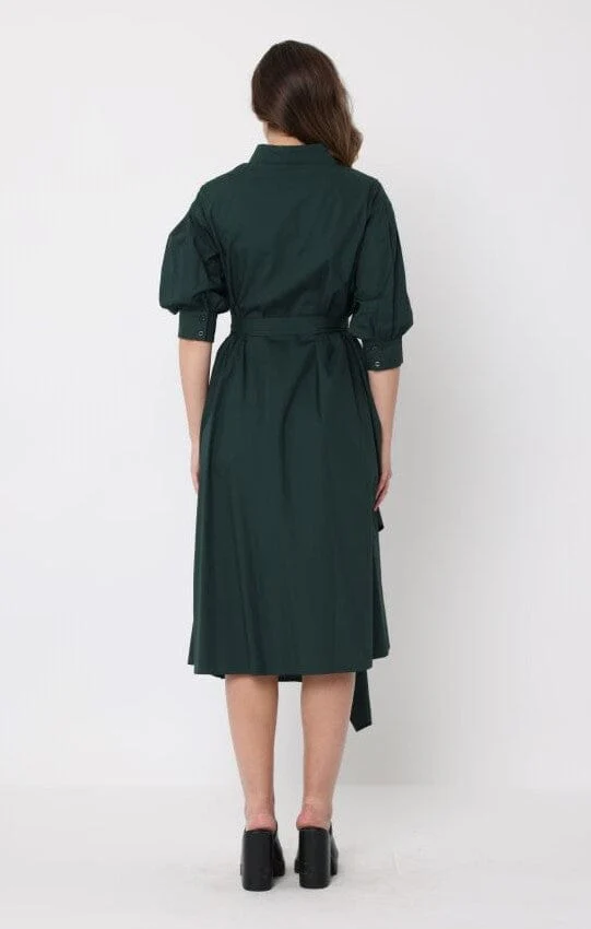 Bottom wrap shirt collared dress - Image 12