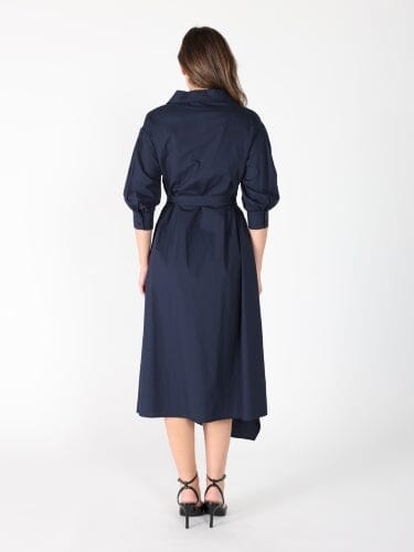 Bottom wrap shirt collared dress - Image 8