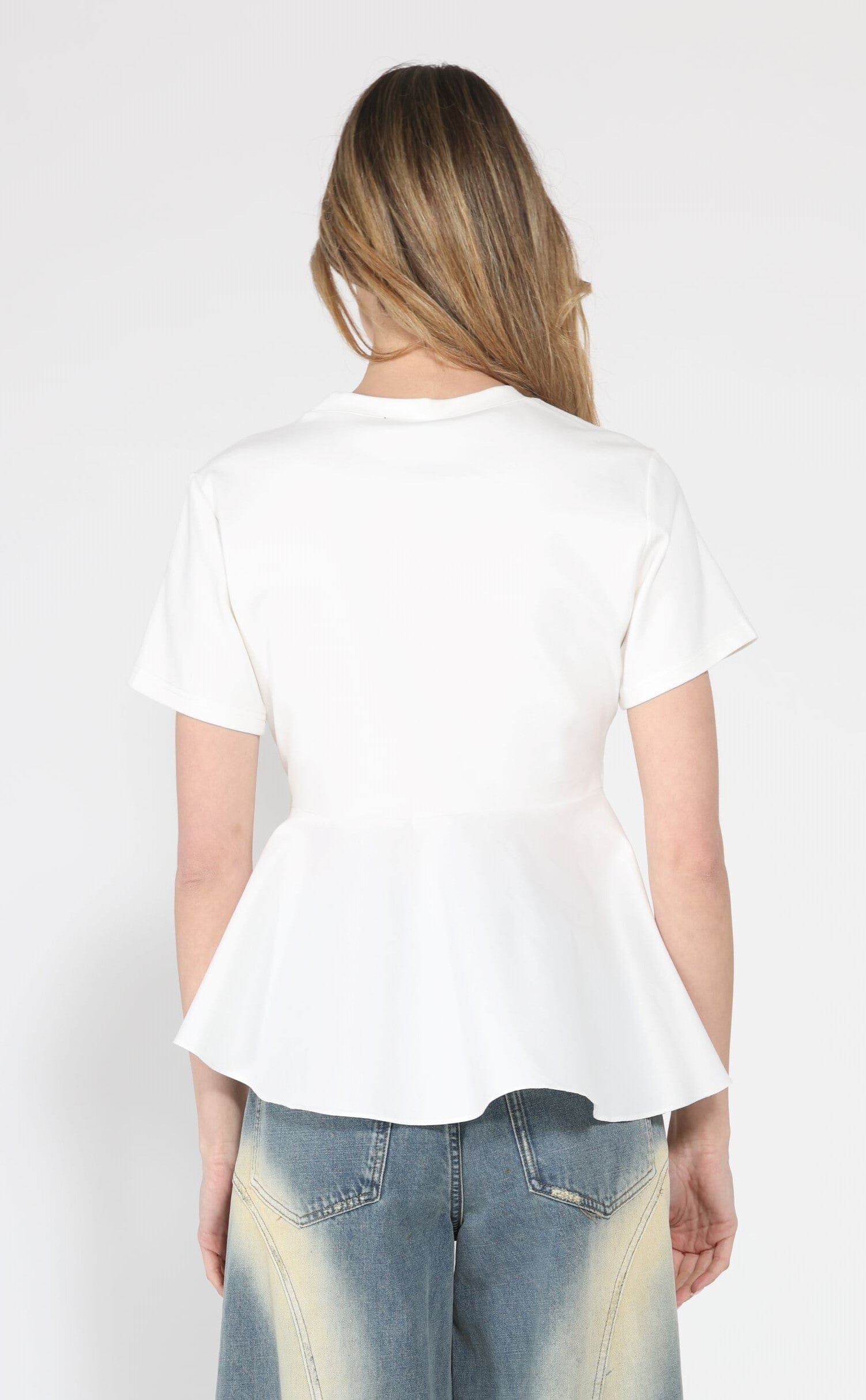 Crew Neck Oversized Bow Top - Image 12