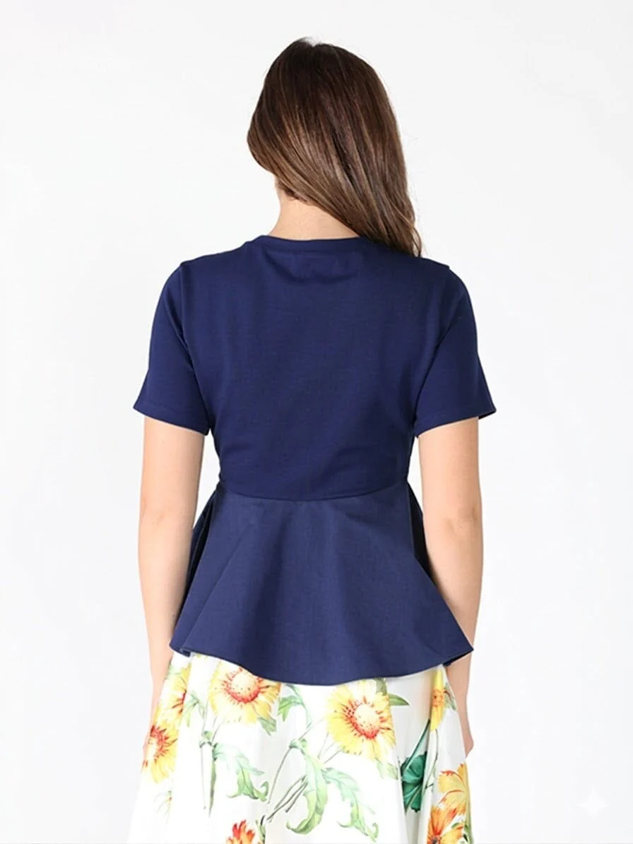 Crew Neck Oversized Bow Top - Image 4
