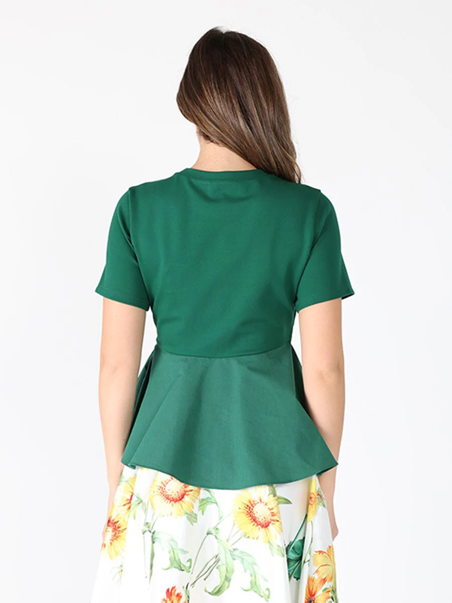 Crew Neck Oversized Bow Top - Image 8