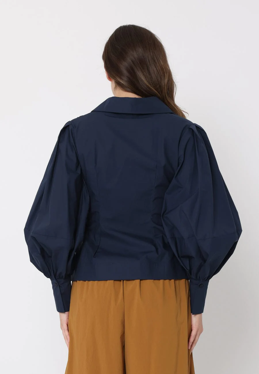 Crossbody Long Sleeve Solid Top - Image 12