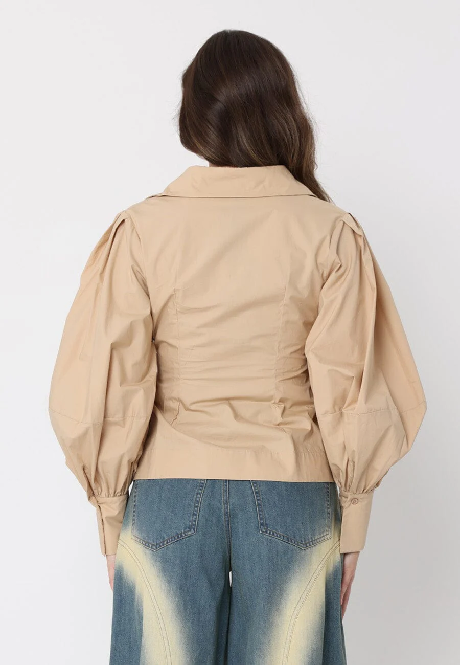 Crossbody Long Sleeve Solid Top - Image 8