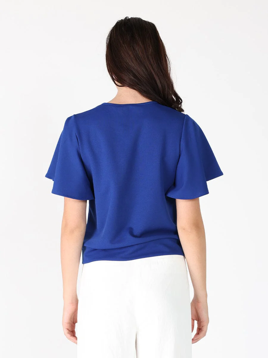 Crystal Embroidered Crewneck Top - Image 4