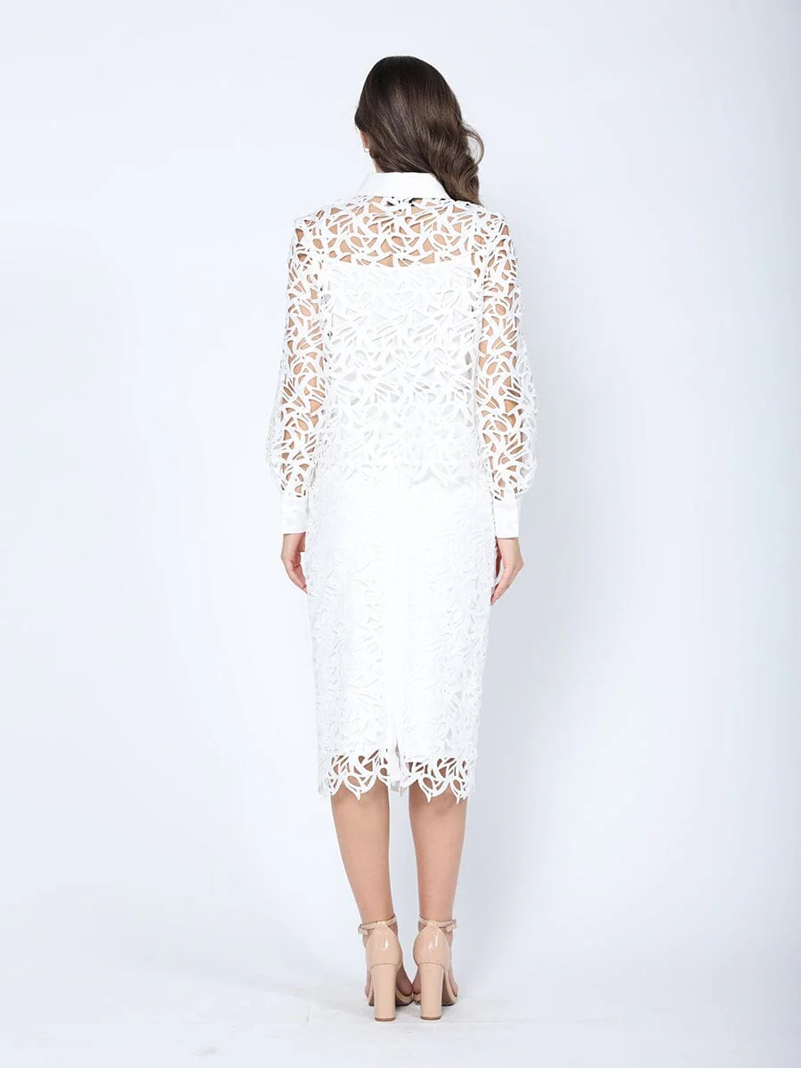 Eyelet Lace Embroidered Blouse - Image 4