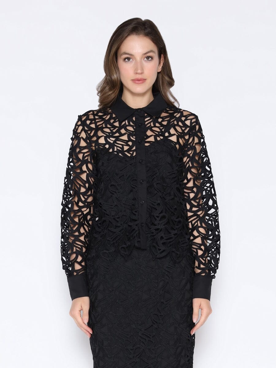 Eyelet Lace Embroidered Blouse - Image 5