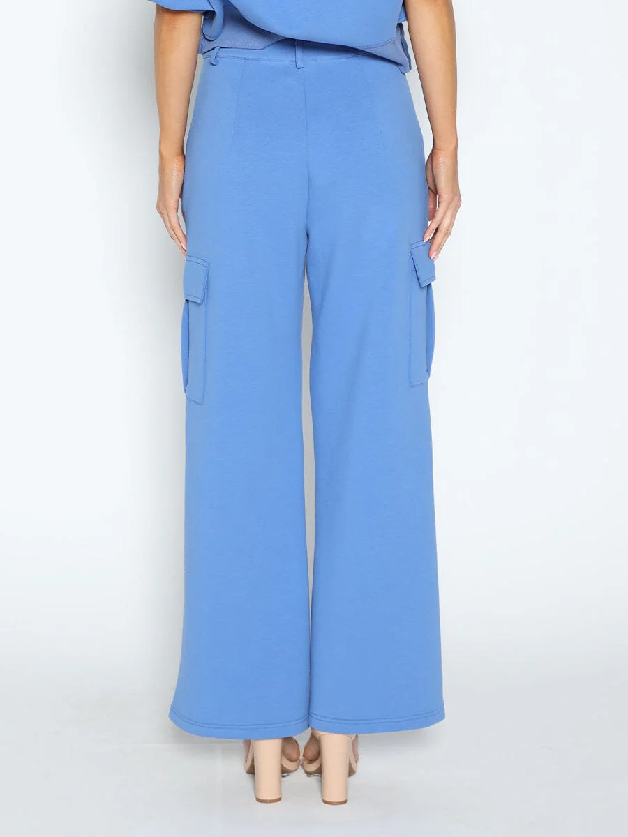 Flap Pocket Wide Leg Sweat Pants - Image 16