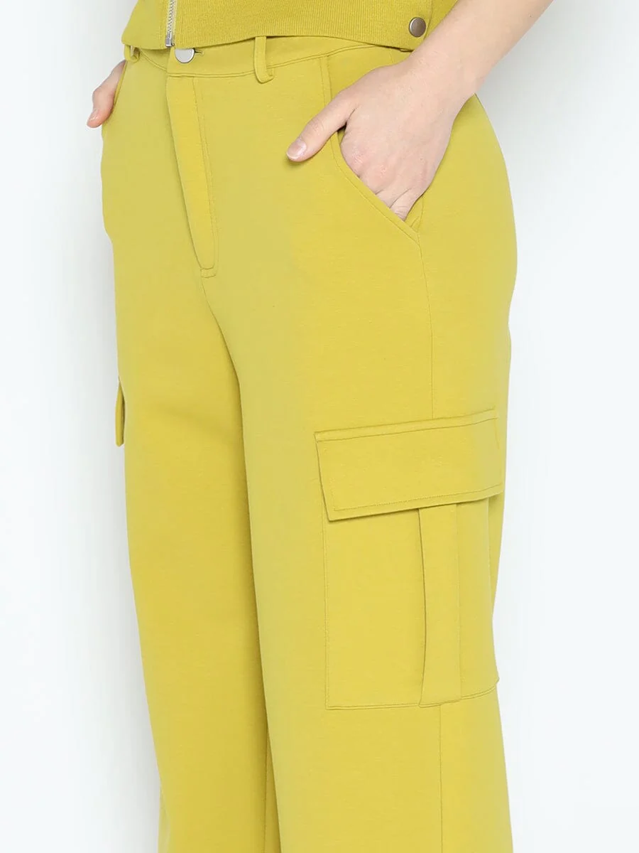 Flap Pocket Wide Leg Sweat Pants - Image 3
