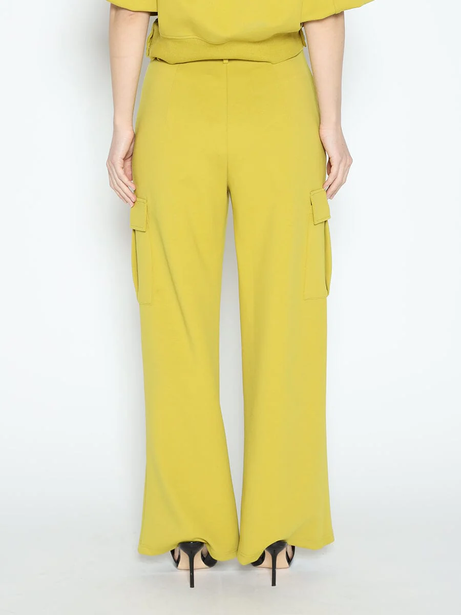 Flap Pocket Wide Leg Sweat Pants - Image 4