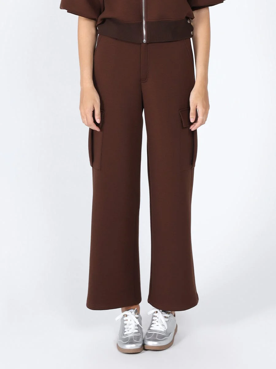 Flap Pocket Wide Leg Sweat Pants - Image 9