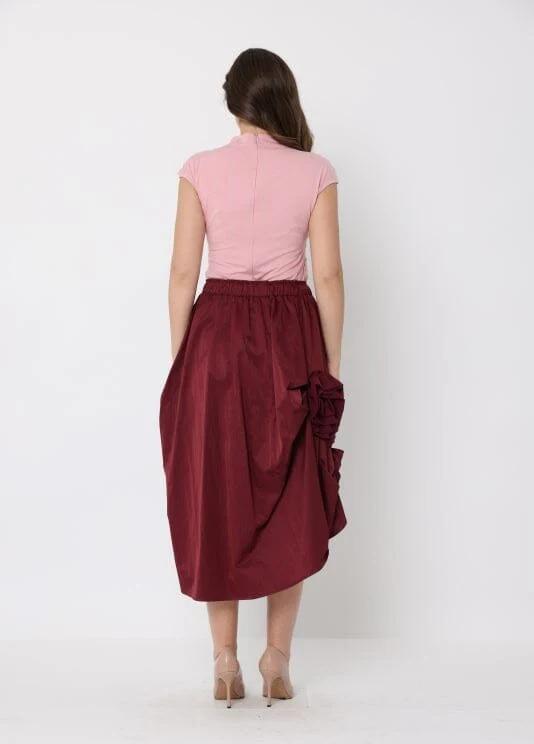Flower Lace Detail Cap Sleeve Top - Image 8