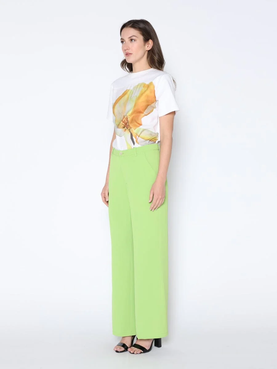 Flower Print Design T-Shirt - Image 3