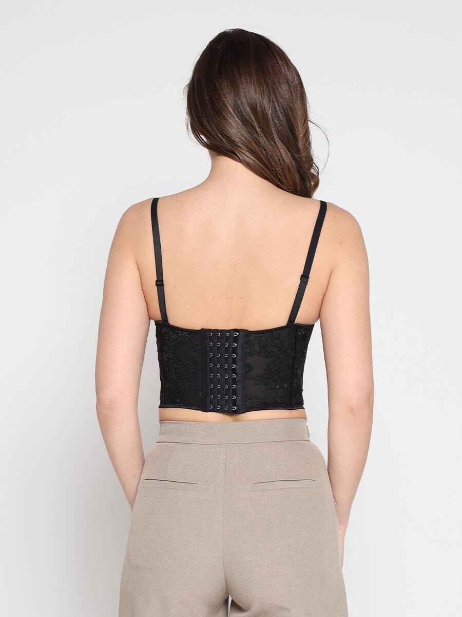 Lace Embroidered Bustier Top - Image 4