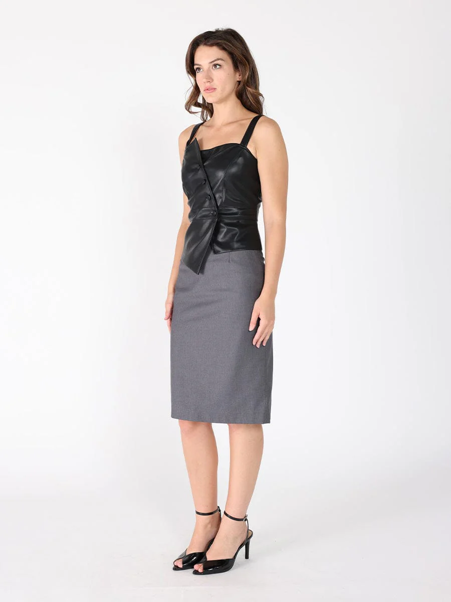 Leather Strap Top - Image 3