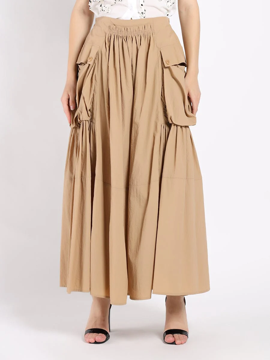 Long Parachute Cargo Skirt - Image 12