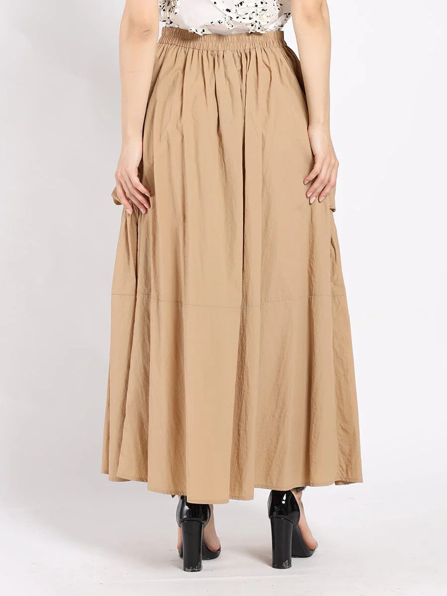 Long Parachute Cargo Skirt - Image 15