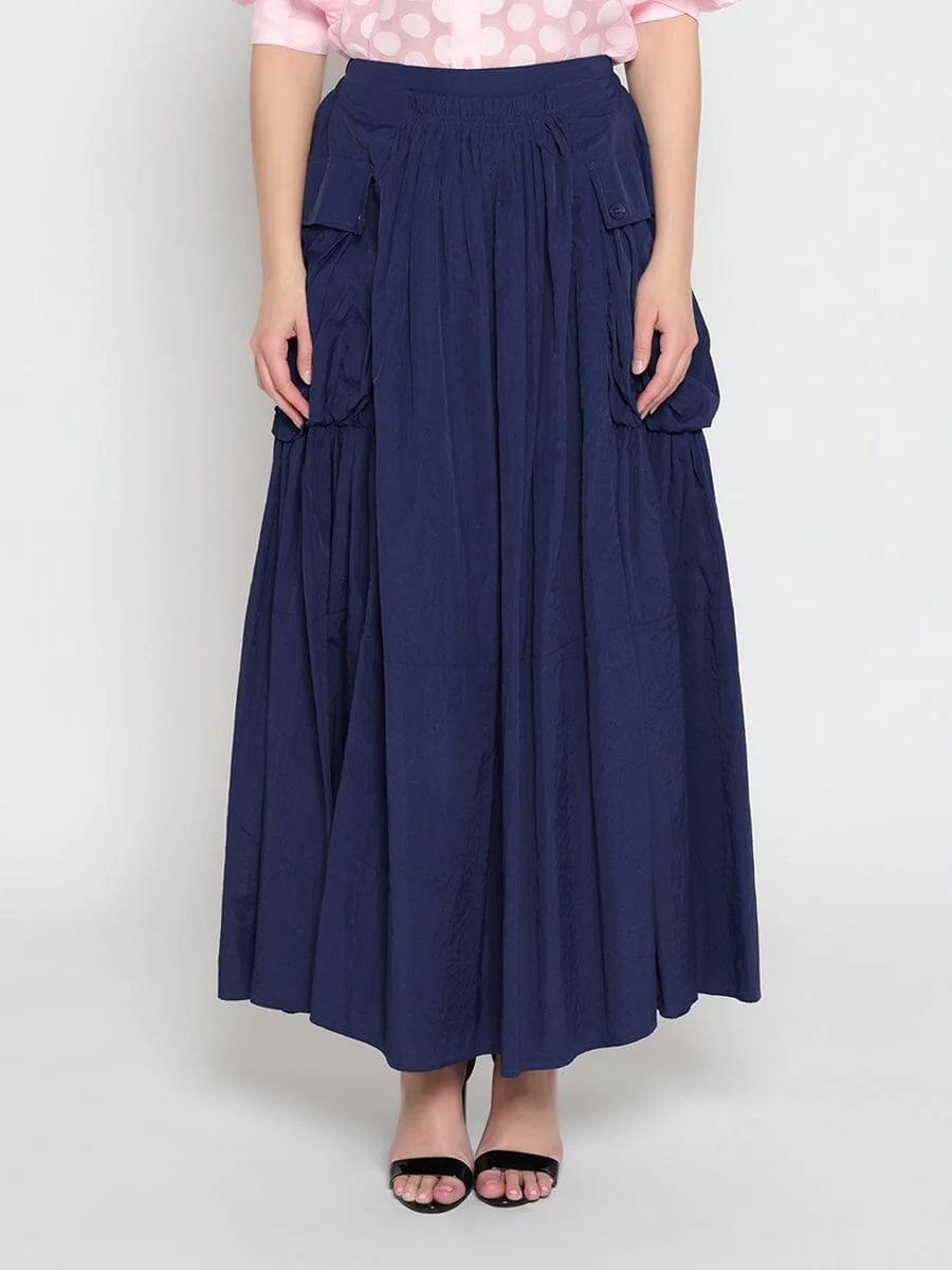 Long Parachute Cargo Skirt - Image 16