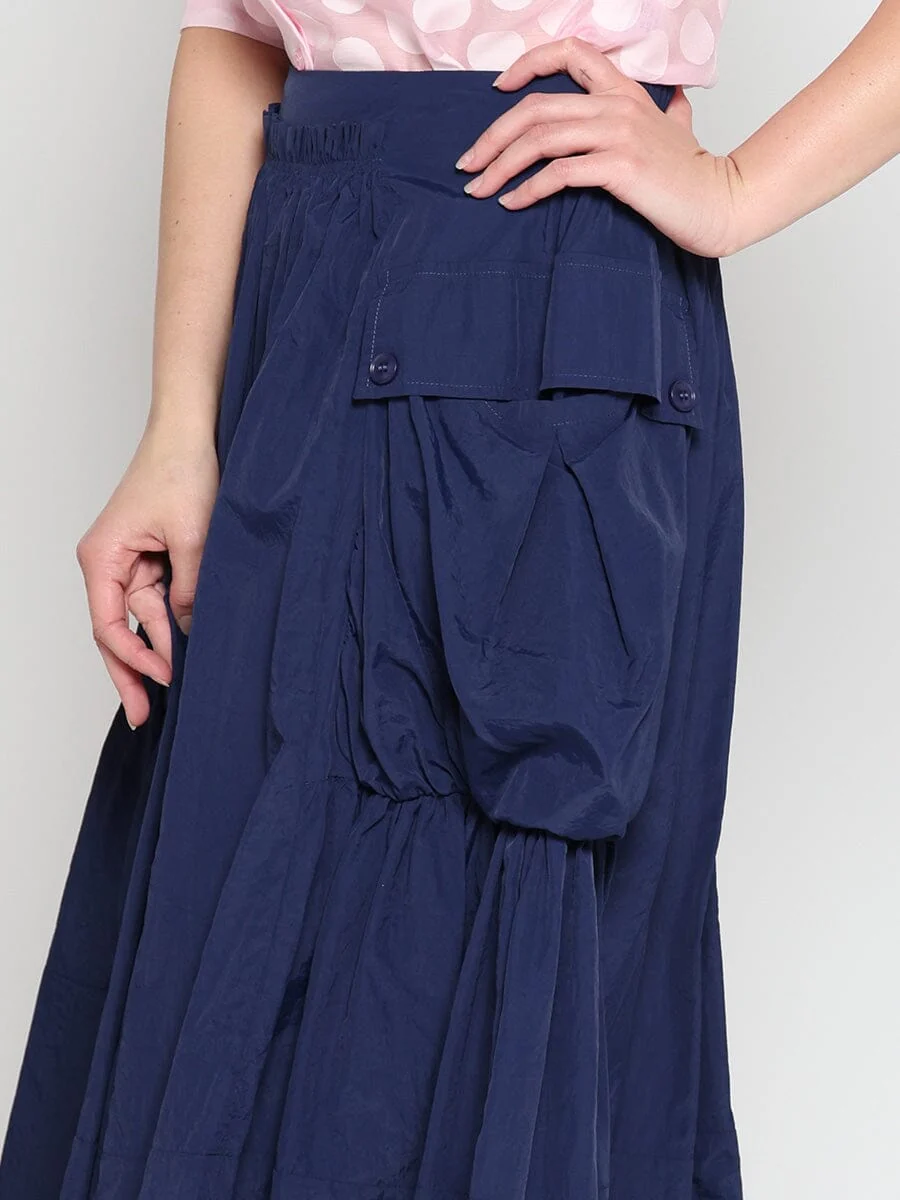 Long Parachute Cargo Skirt - Image 18