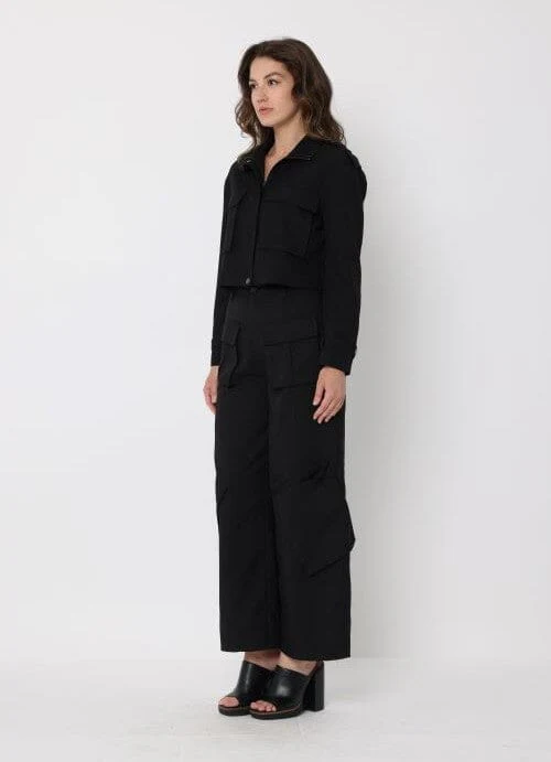 Oversized Cargo Flap Pockets Casual Pants - Image 3