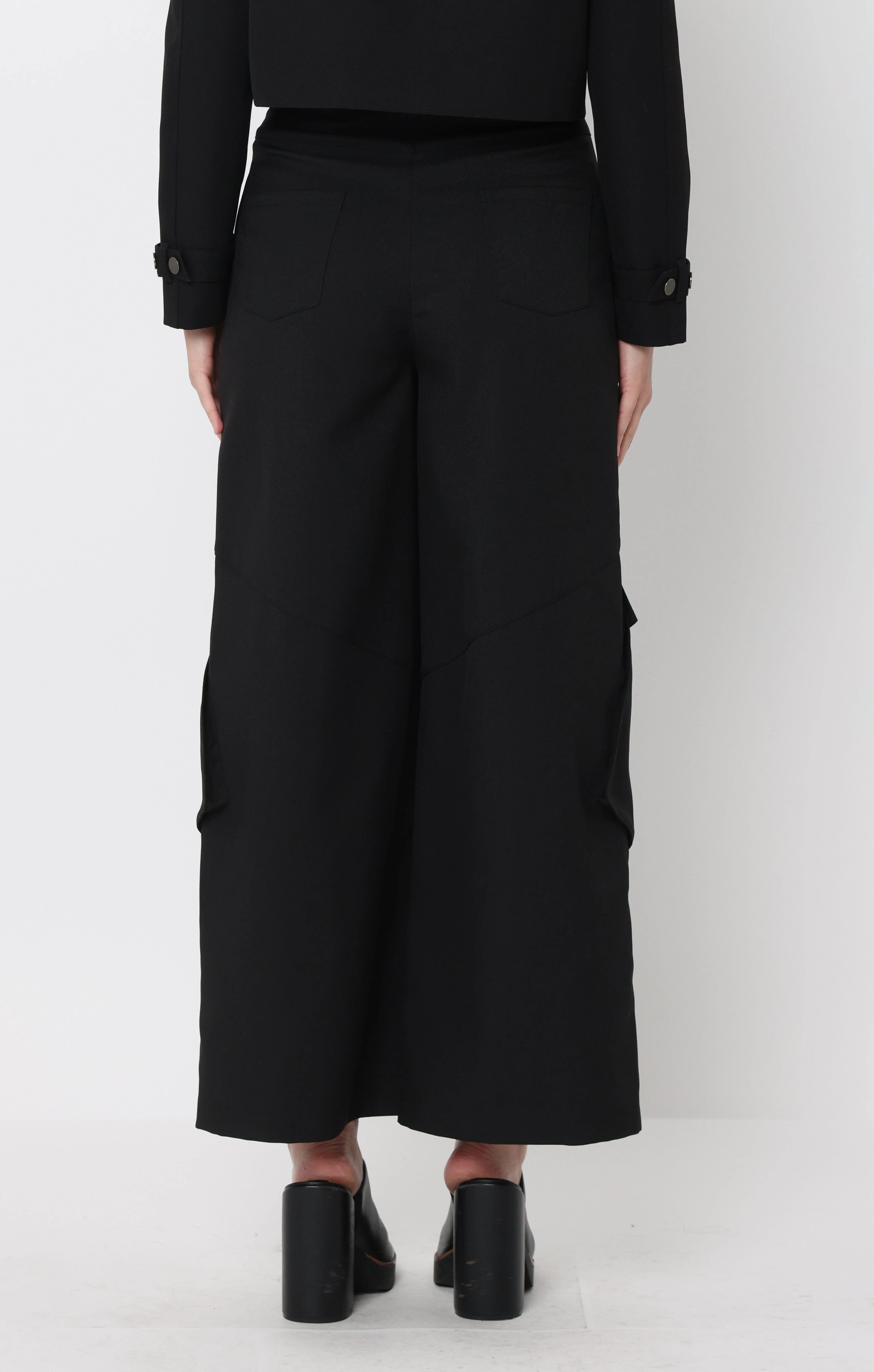 Oversized Cargo Flap Pockets Casual Pants - Image 4