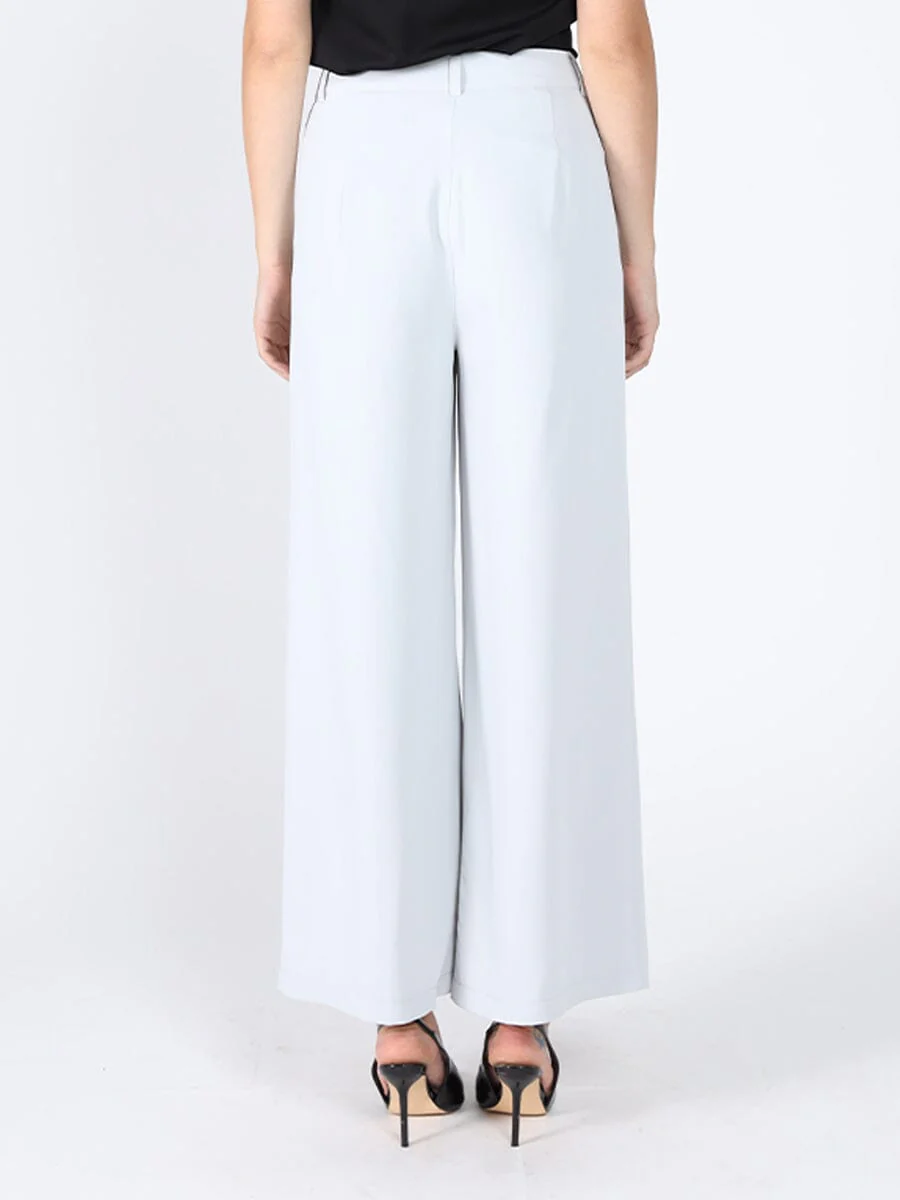 Pleated Wide Leg Pants - Image 4