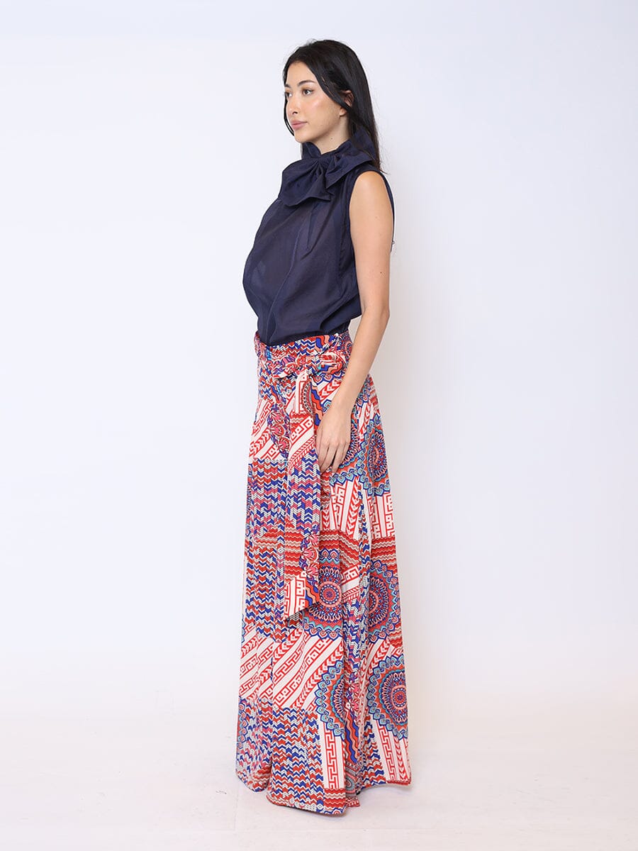 Ribbon Bow Sleeveless Organza Top - Image 7