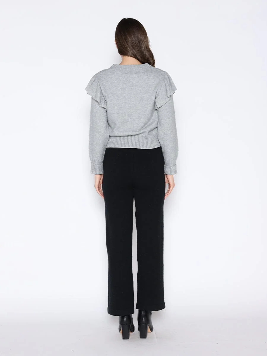 Rose Crochet Pullover Sweater - Image 4
