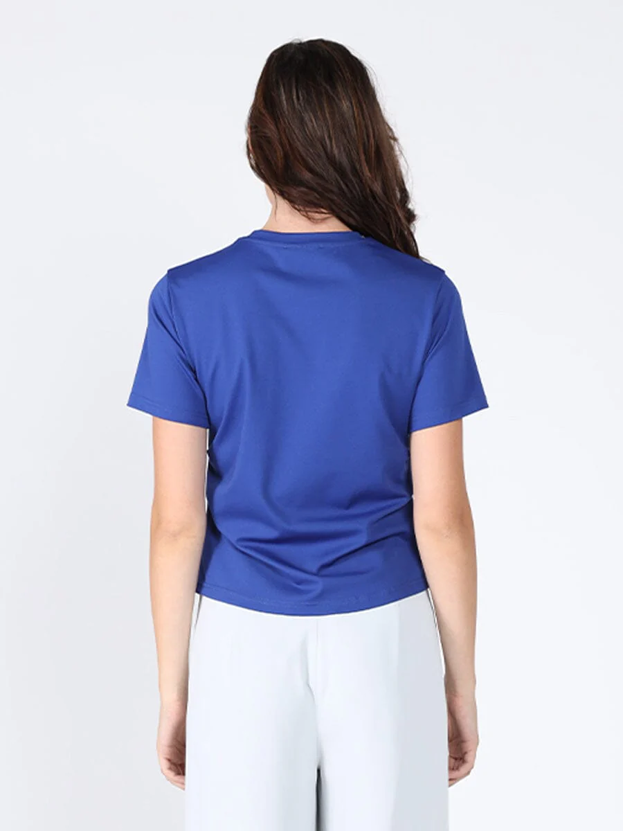 Round Neck Lace & Pocket T-Shirt - Image 9