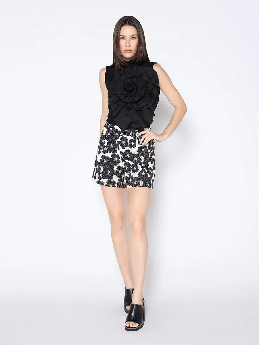 Ruffle Flower Detail Tank Top - Image 10