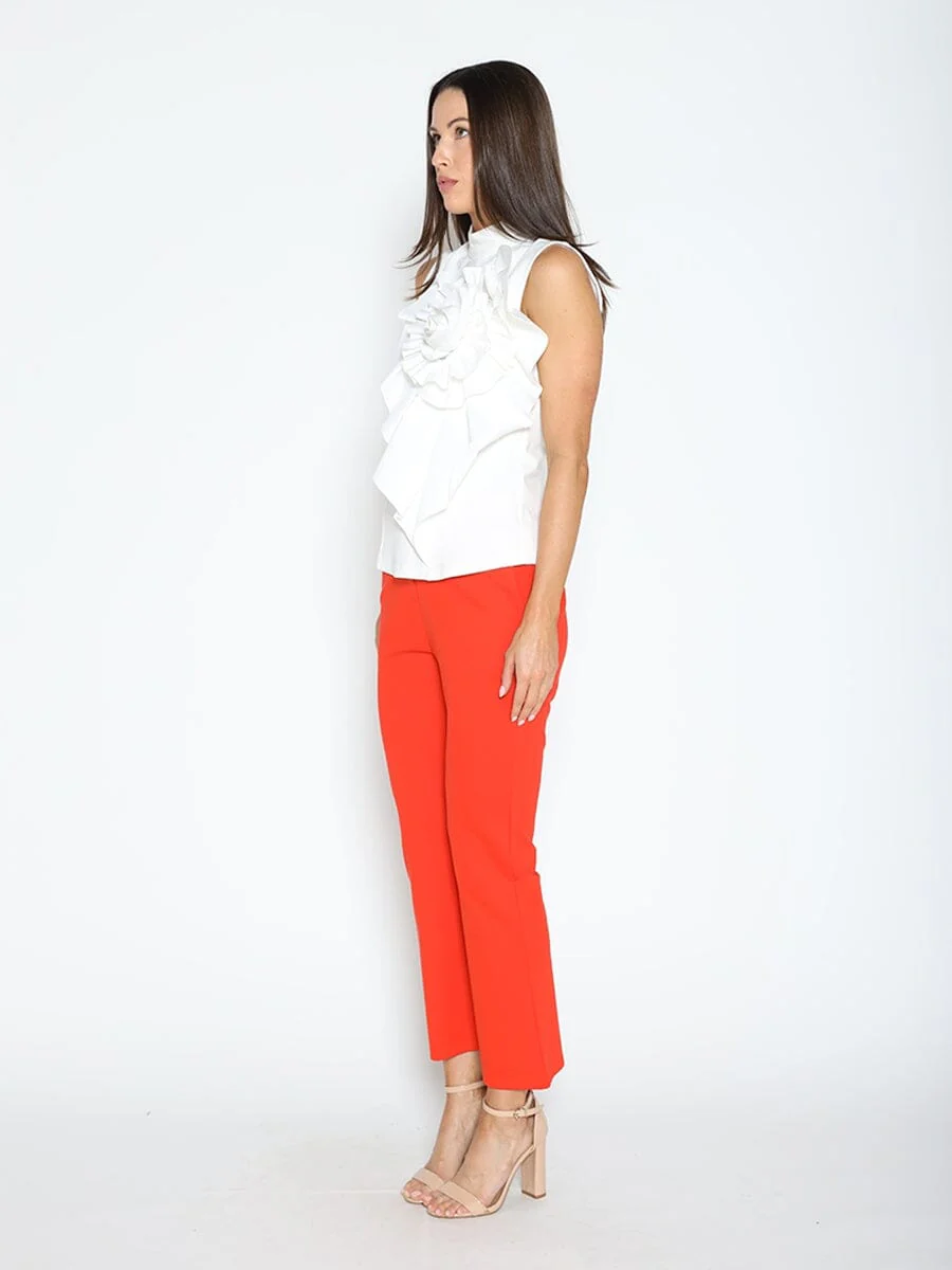 Ruffle Flower Detail Tank Top - Image 3