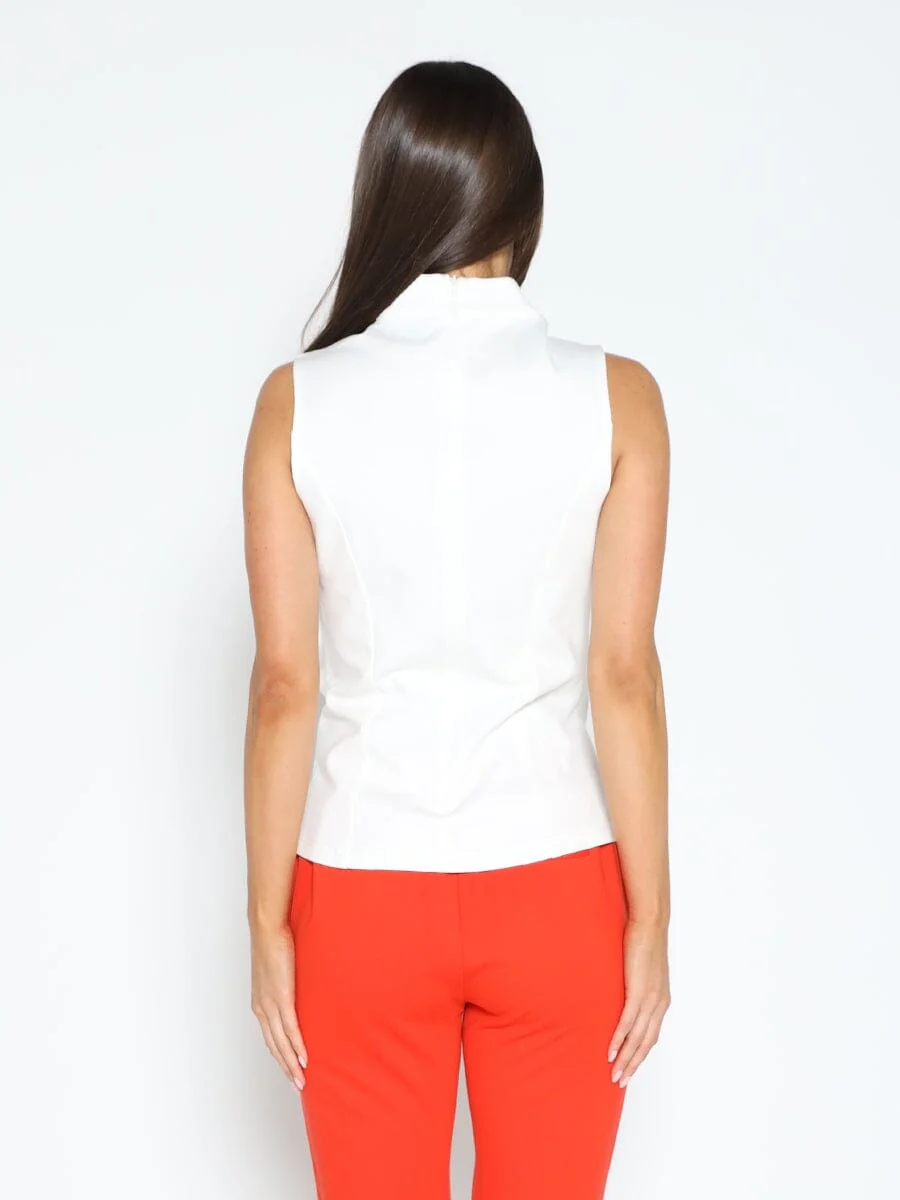 Ruffle Flower Detail Tank Top - Image 4