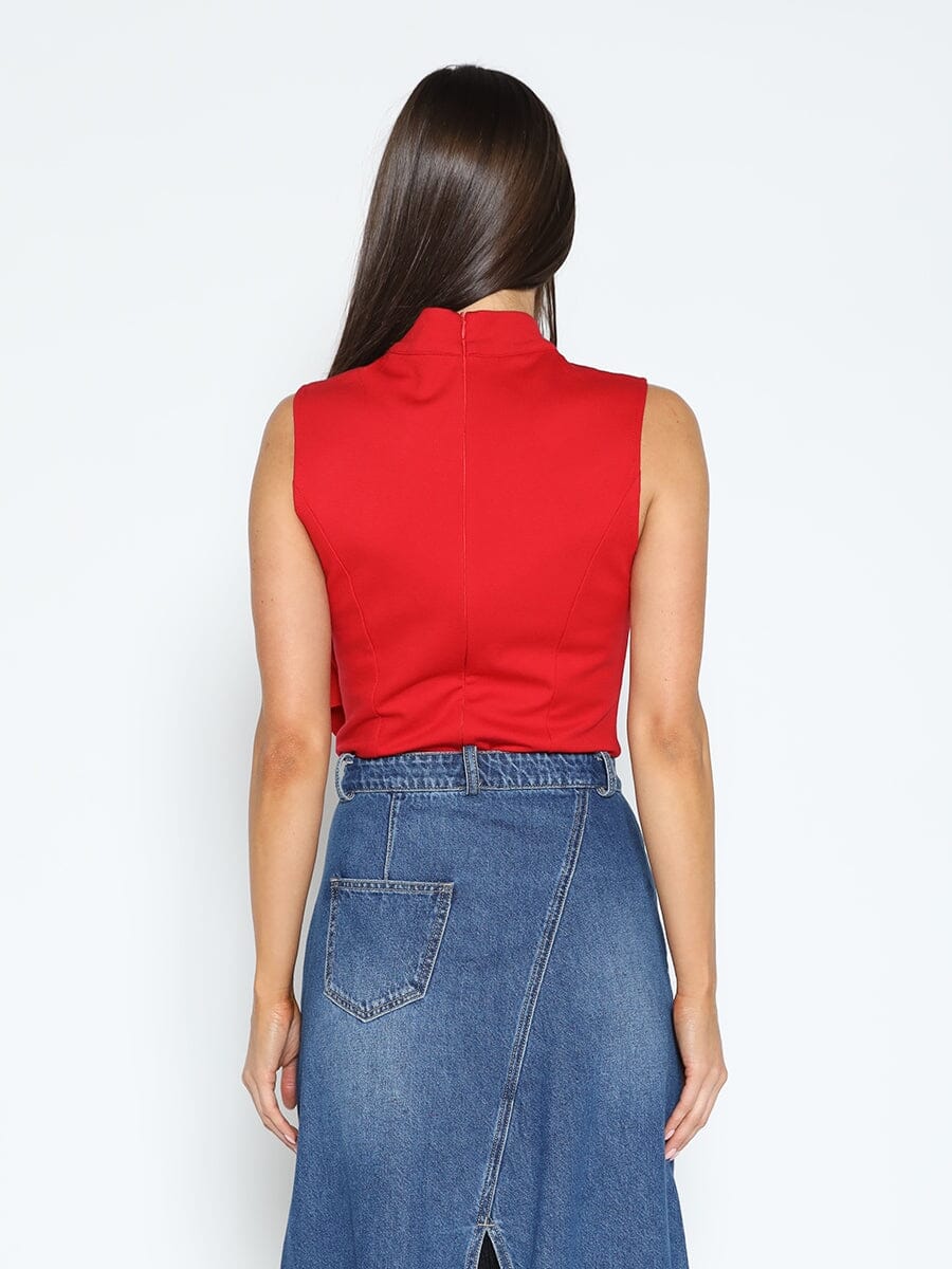 Ruffle Flower Detail Tank Top - Image 8