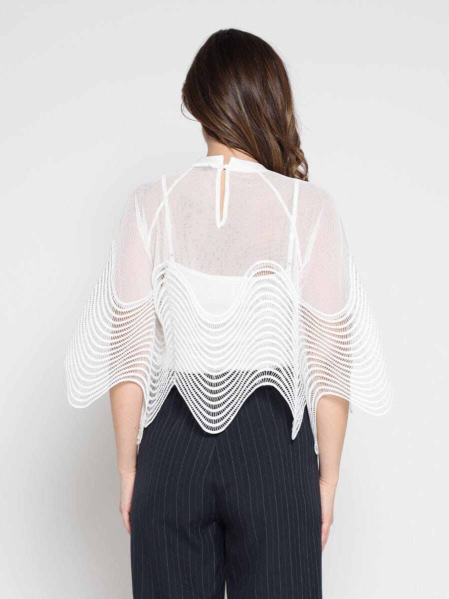 See-Through Round Lace Top - Image 4