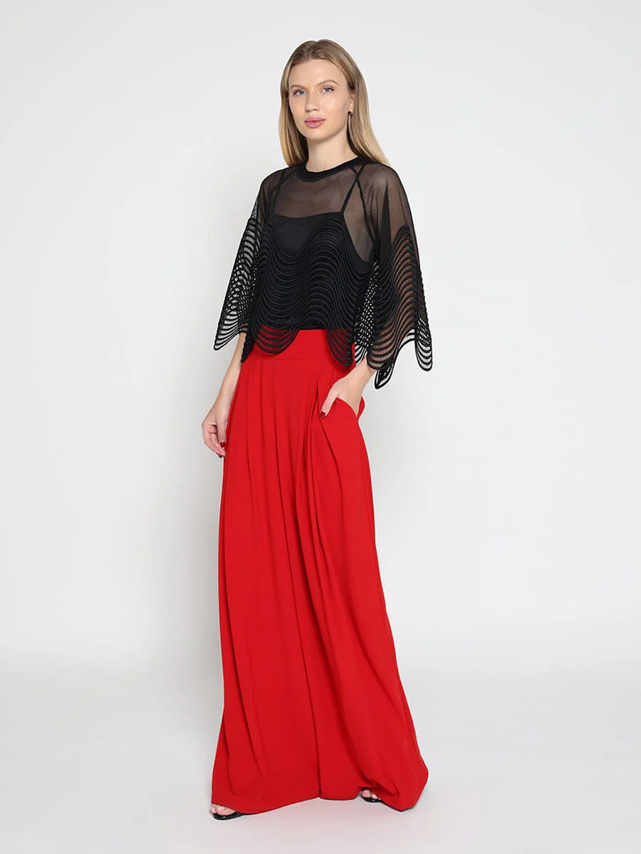 See-Through Round Lace Top - Image 6
