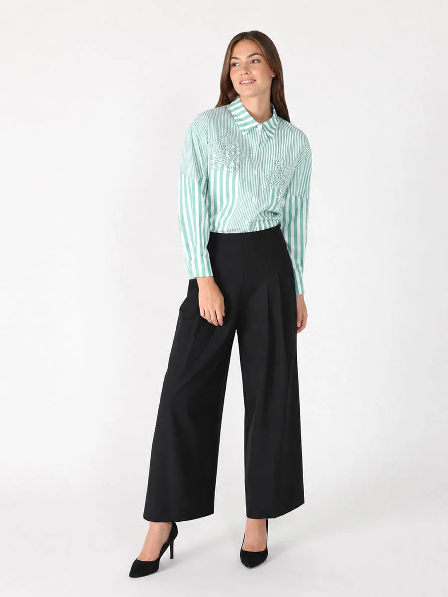 Stripped floral shirt - Image 2