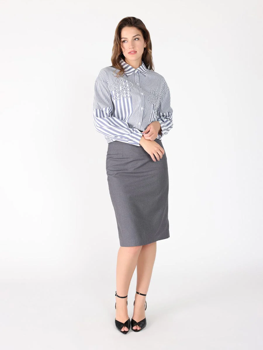Stripped floral shirt - Image 5