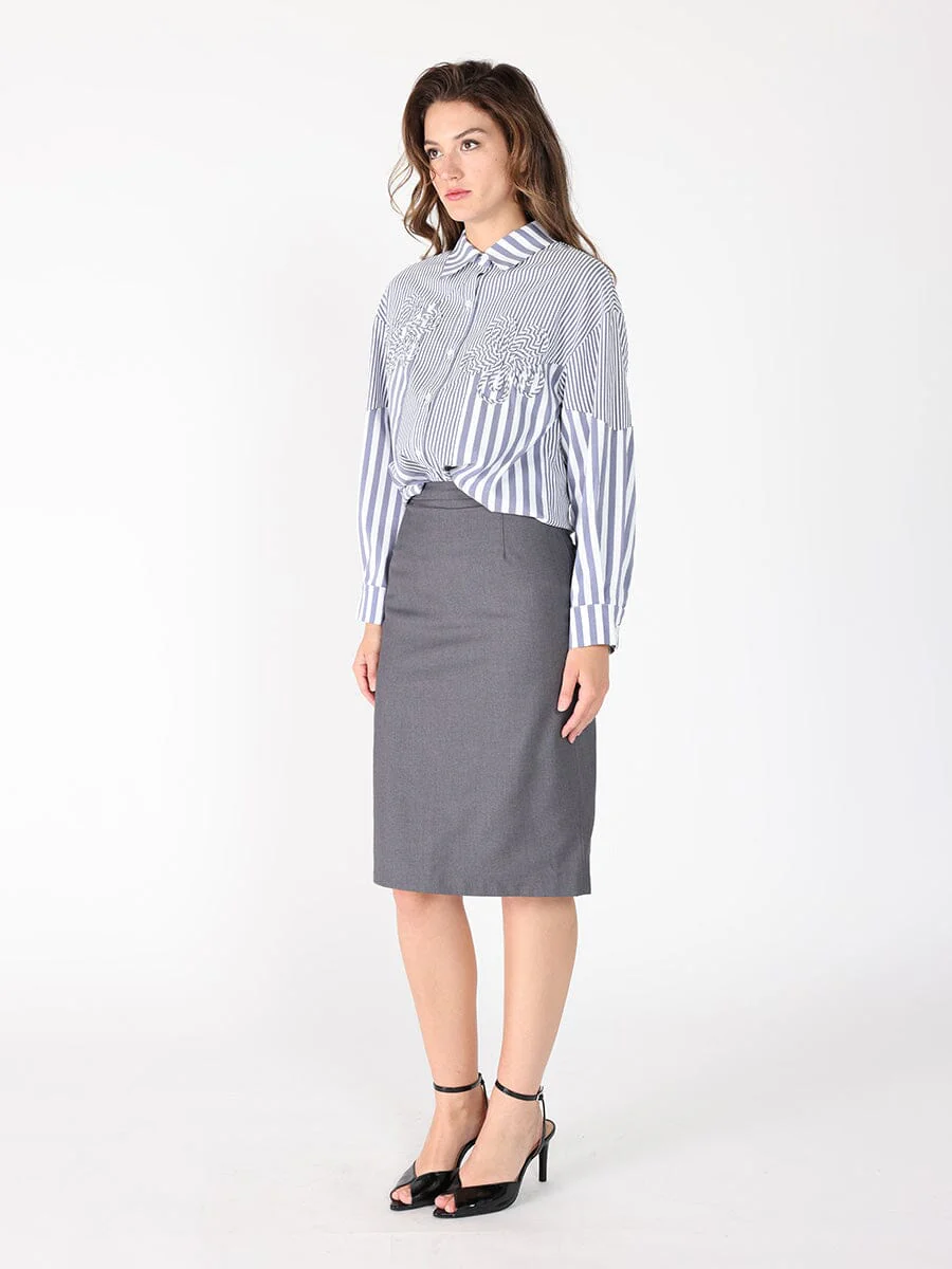 Stripped floral shirt - Image 6