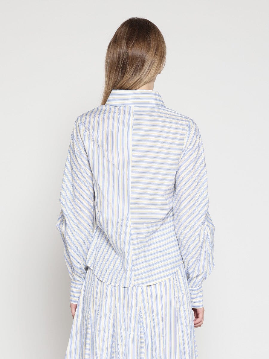 Vertical and Horizontal Striped Shirt - Image 4
