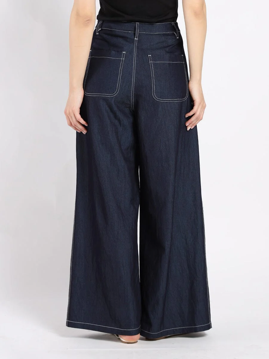 Wide Leg Baggy Denim Pants - Image 4