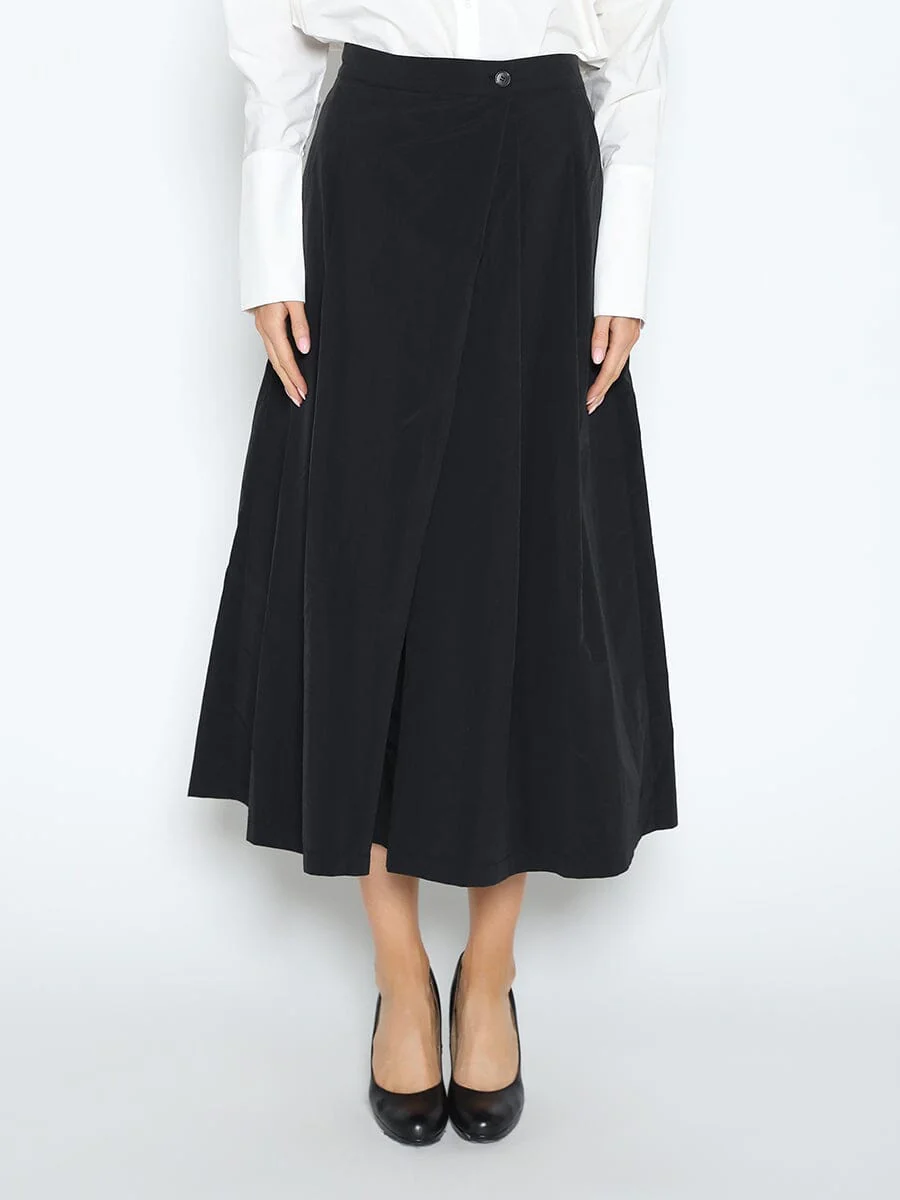Wide Leg Culottes Pants