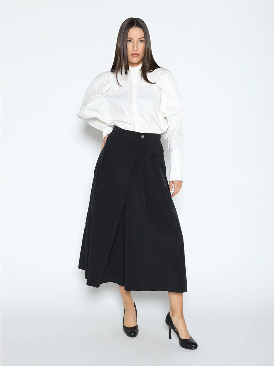 Wide Leg Culottes Pants - Image 2