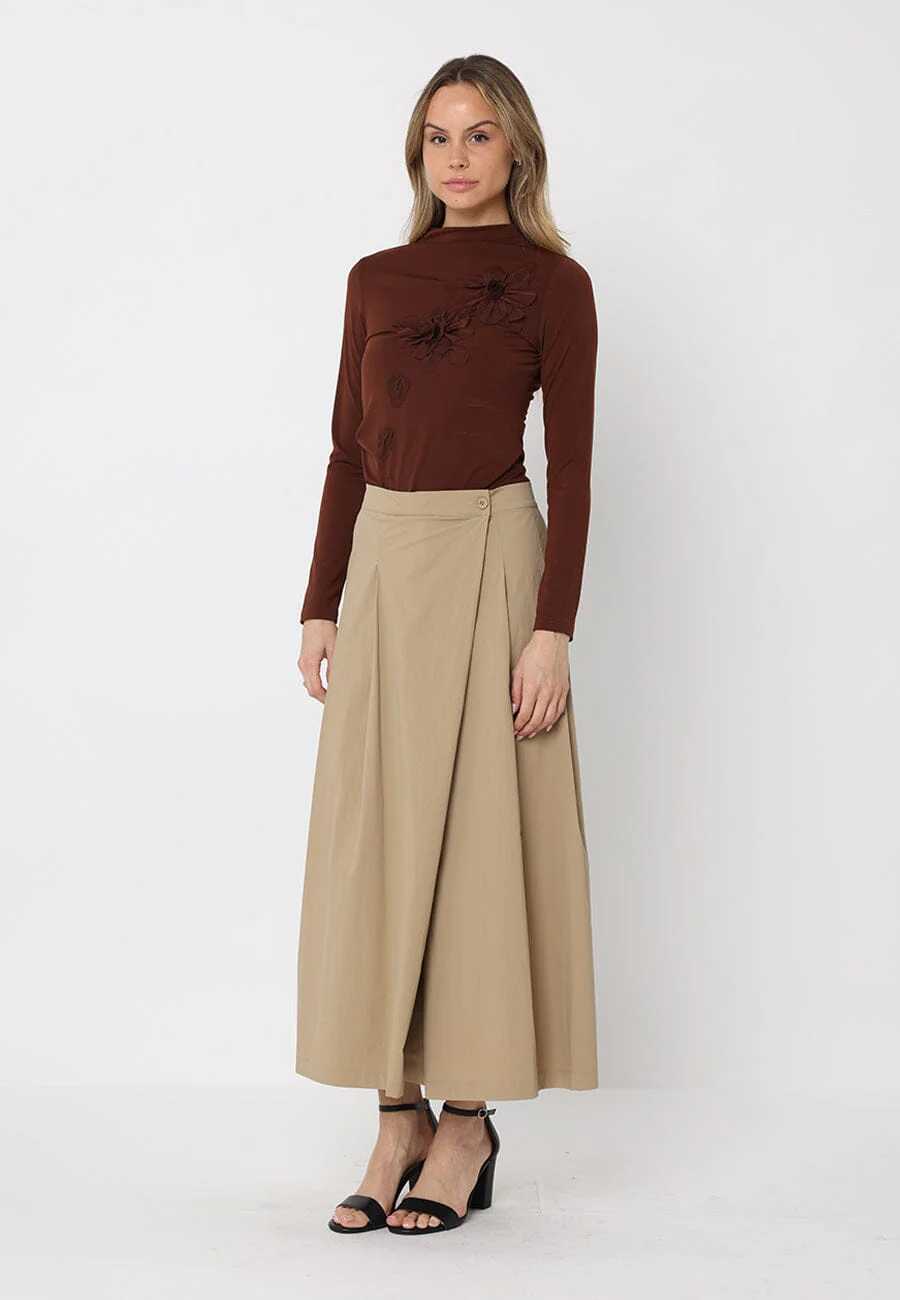 Wide Leg Culottes Pants - Image 3