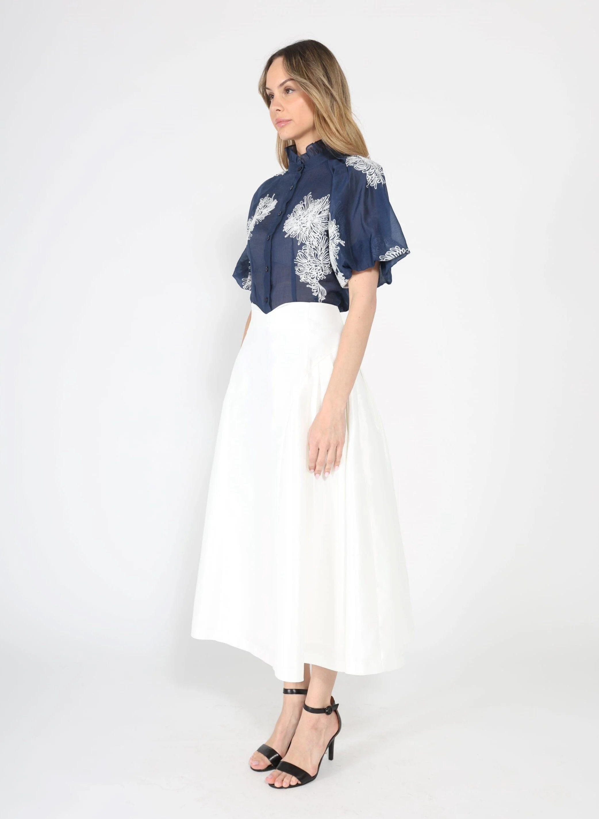 Wide Width Skirt with Back Zipper - Image 3
