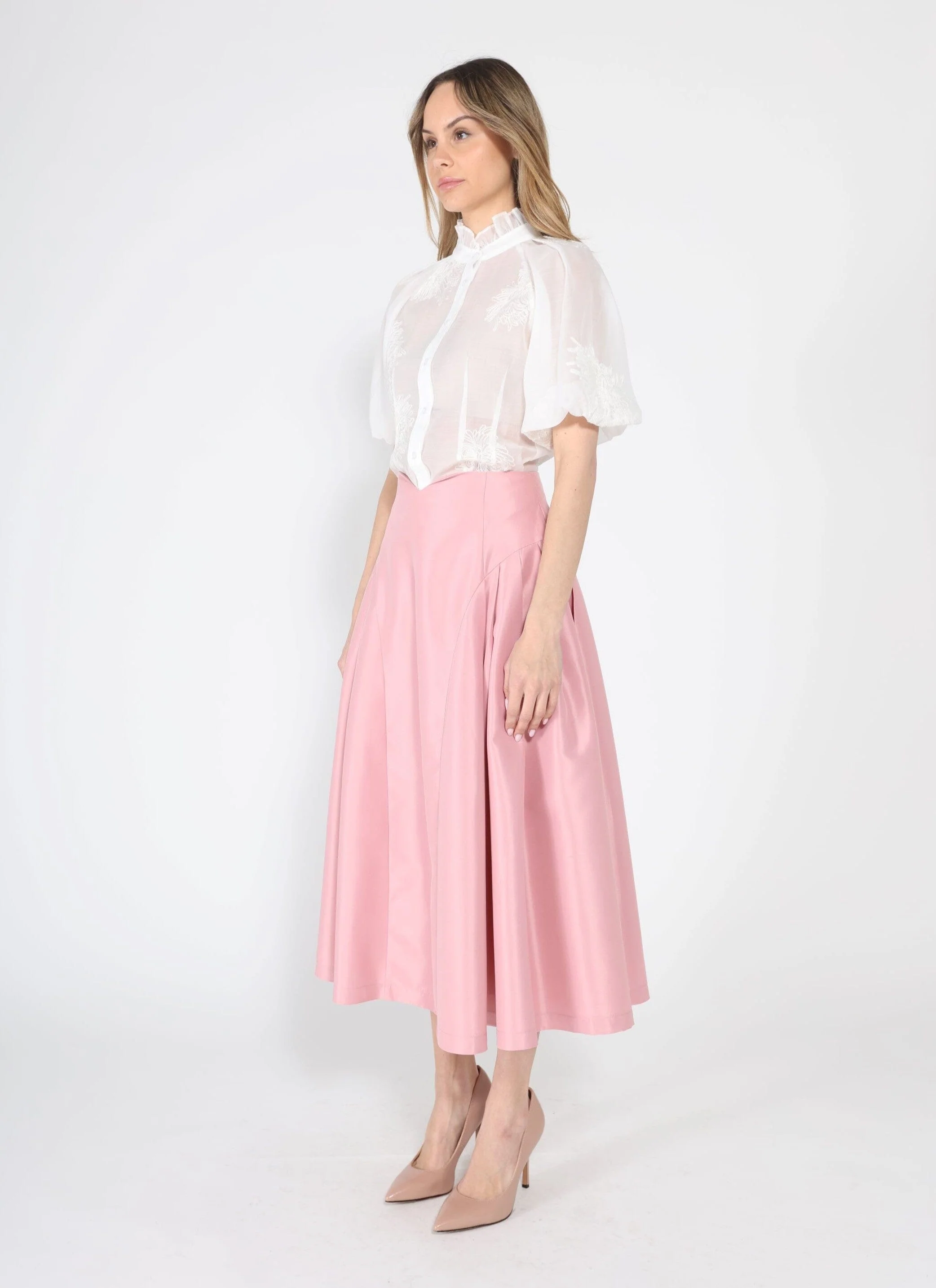 Wide Width Skirt with Back Zipper - Image 7