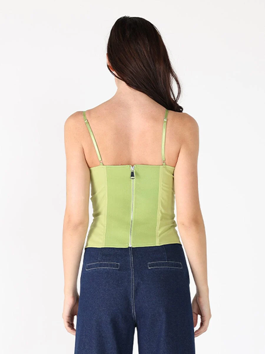 Zip up corset top with straps - Image 4