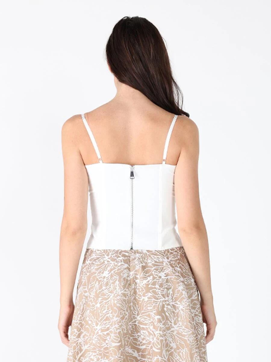 Zip up corset top with straps - Image 8